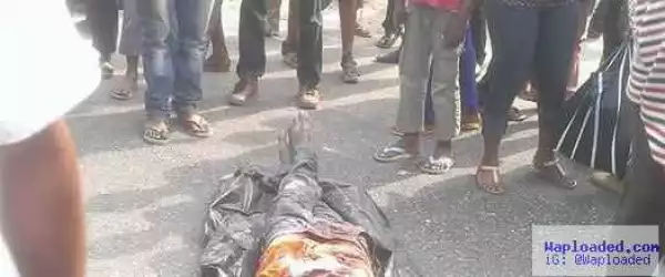 Graphic: Police in Abia allegedly shoot man dead on his way to a mortuary